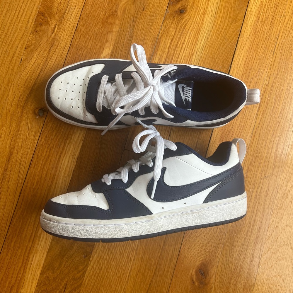COURT BOROUGH LOW 2 GS 'WHITE SIGNAL BLUE'